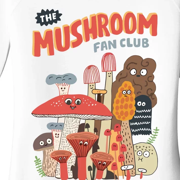 The Mushroom Fan Club Magic Mushroom Women's Perfect Tri Tunic Long Sleeve Shirt