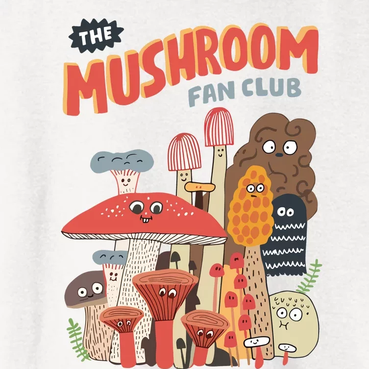 The Mushroom Fan Club Magic Mushroom Women's Crop Top Tee