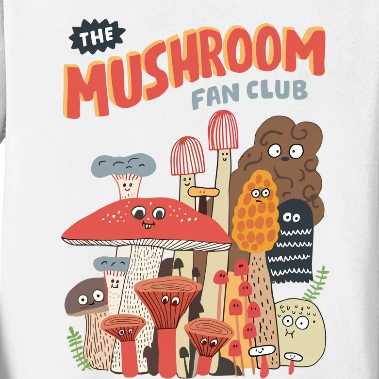 The Mushroom Fan Club Magic Mushroom Kids Long Sleeve Shirt