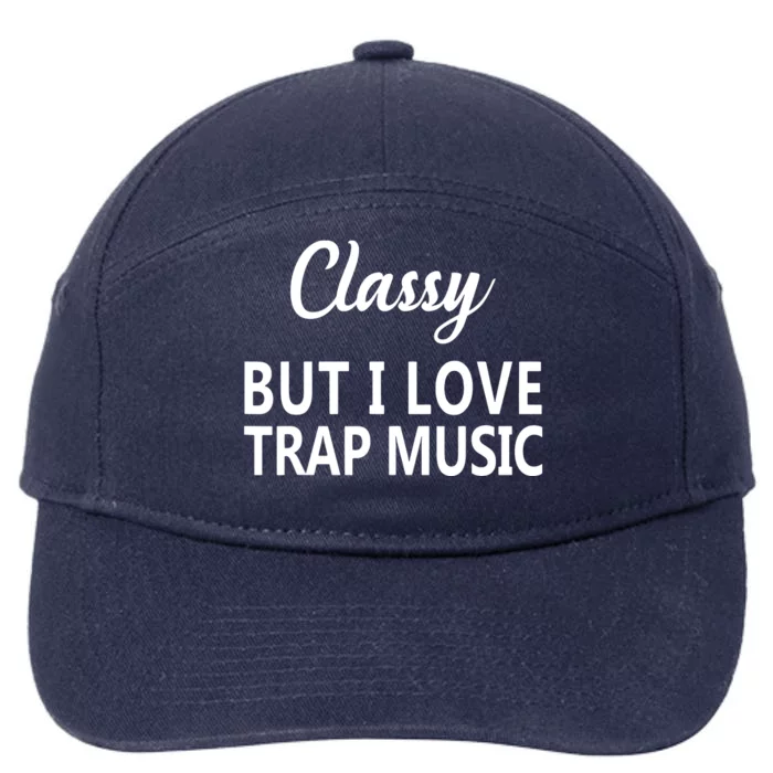 Trap Music Funny Rap Hip Hop Techno RB Tee 7-Panel Snapback Hat