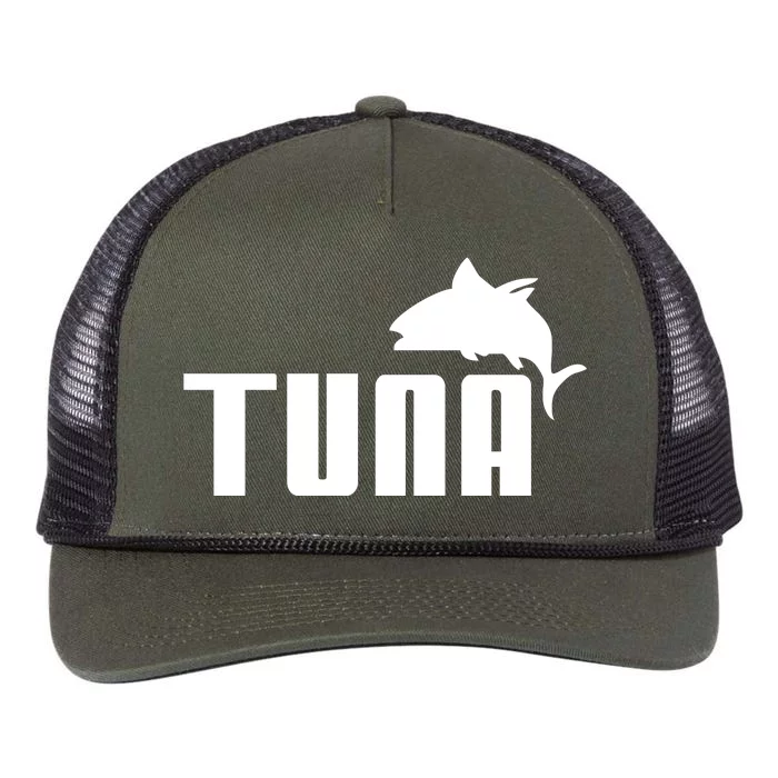 Tuna Mens Funny Retro Rope Trucker Hat Cap