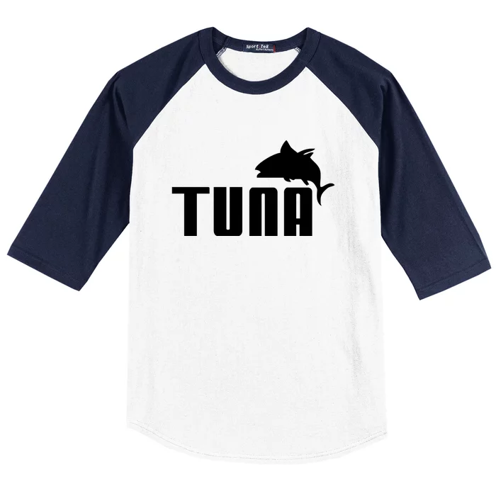 Tuna Mens Funny Baseball Sleeve Shirt