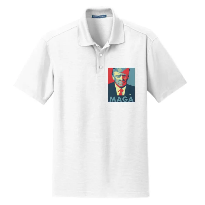 Trump Maga Funny Trump 2024 Dry Zone Grid Performance Polo