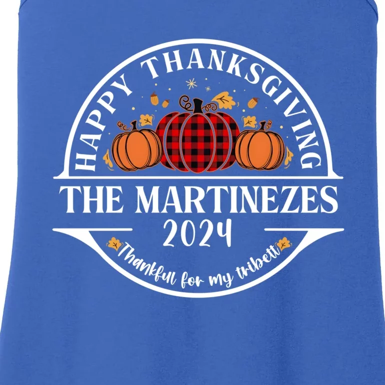 The Martinezes Family Thanksgiving 2024 Thankful Cool Gift Ladies Essential Tank