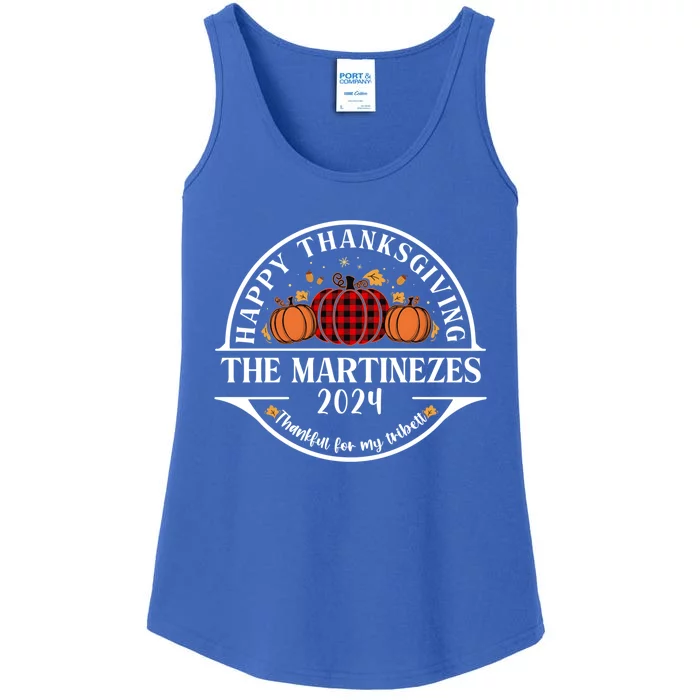 The Martinezes Family Thanksgiving 2024 Thankful Cool Gift Ladies Essential Tank