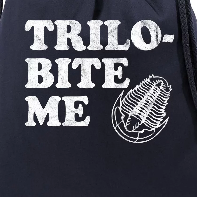 Trilobite Me Funny Paleontologist Drawstring Bag