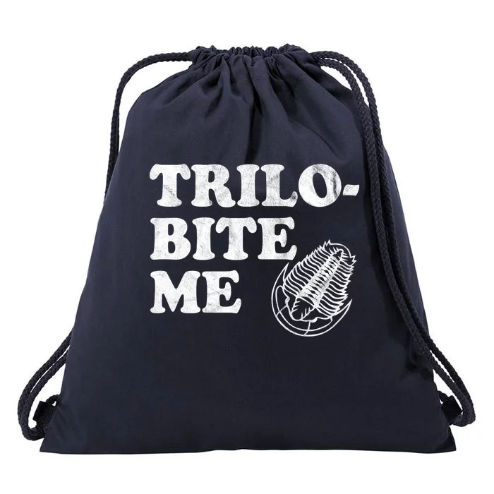 Trilobite Me Funny Paleontologist Drawstring Bag