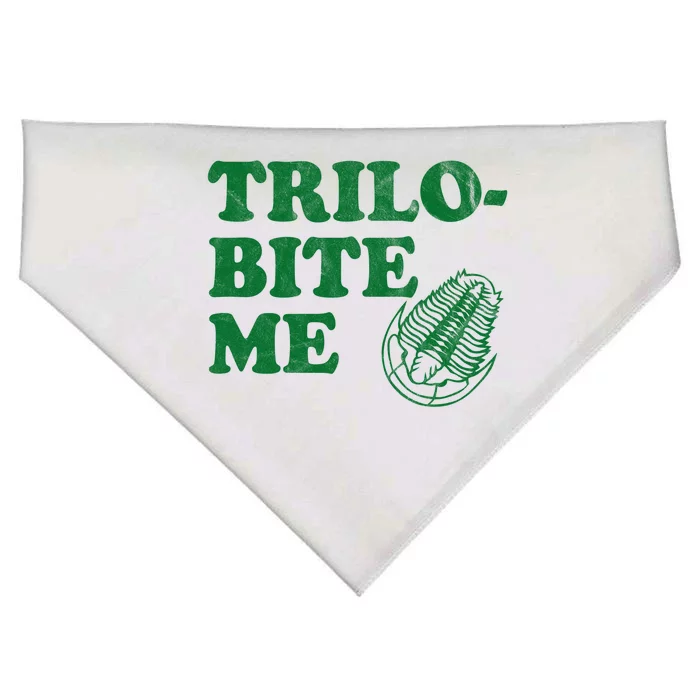 Trilobite Me Funny Paleontologist USA-Made Doggie Bandana