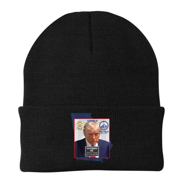 Trump Mugshot Fulton County GA Georgia Sheriff Knit Cap Winter Beanie