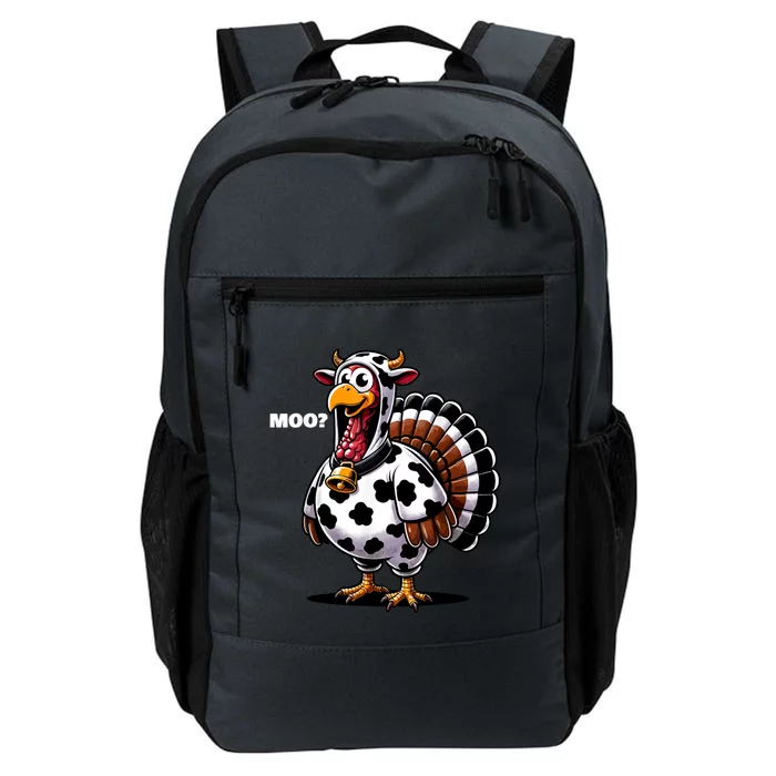 Turkey Moo Funny Thanksgiving Daily Commute Backpack