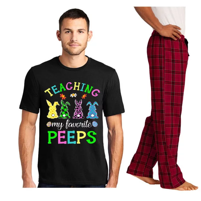 Teaching My Favorite Peeps Easter Day Funny Teacher Pajama Set