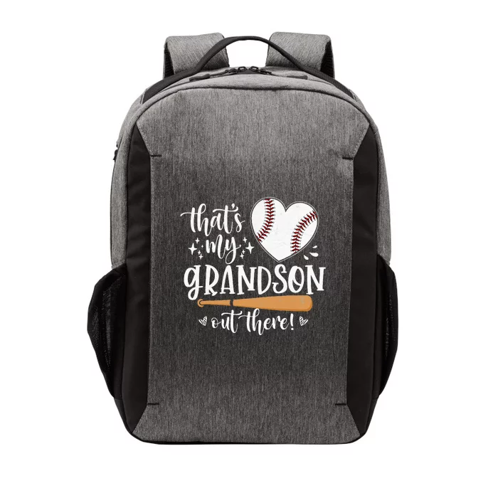 That's My Grandson Out There Baseball Grandma Mother's Day Vector Backpack