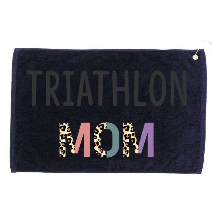 Triathlon Mom Gift Triathlete Gift Funny Triathlon Gift Grommeted Golf Towel