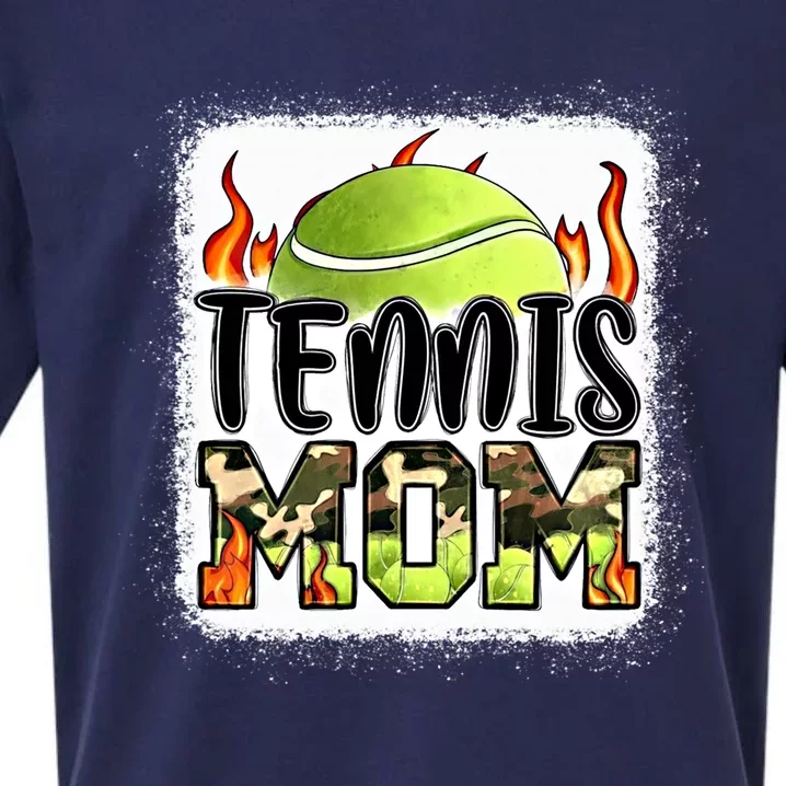 Tennis Mom Gift Camouflage Tennis Mom Gift Sueded Cloud Jersey T-Shirt