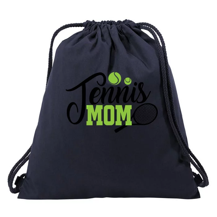 Tennis Mom Gift For Tennis Playing Mom Gift Tennis Gift Drawstring Bag