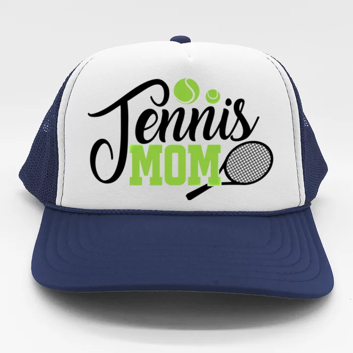 Tennis Mom Gift For Tennis Playing Mom Gift Tennis Gift Trucker Hat