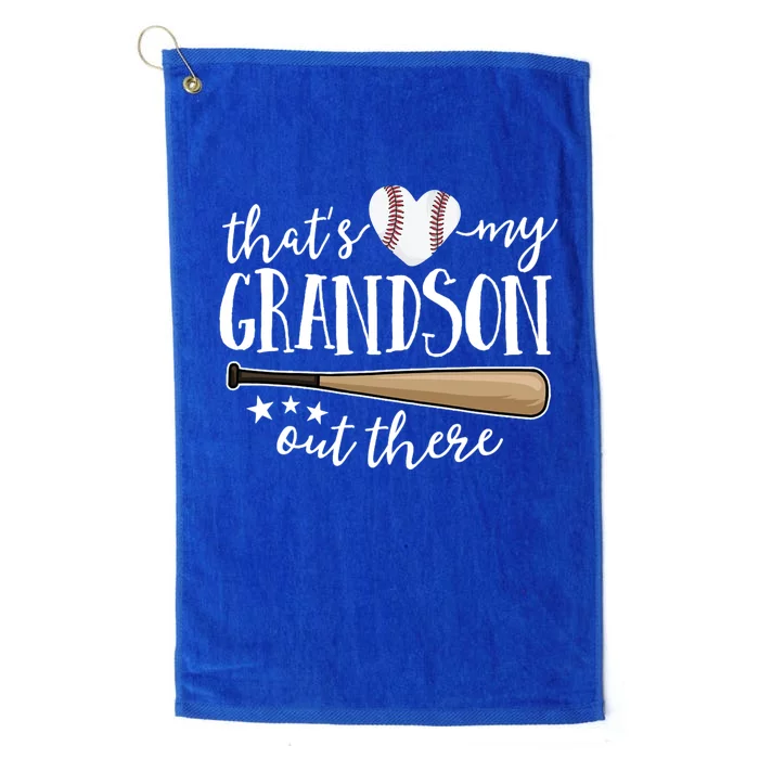 That's My Grandson Out There Baseball Platinum Collection Golf Towel