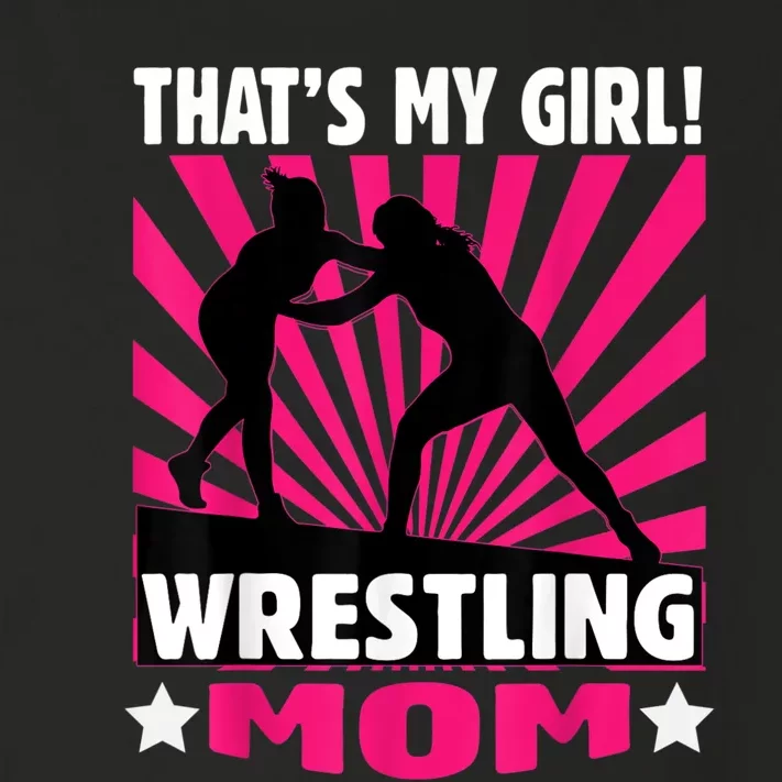 That's My Girl Girls Wrestling Wrestling Mom Toddler Long Sleeve Shirt