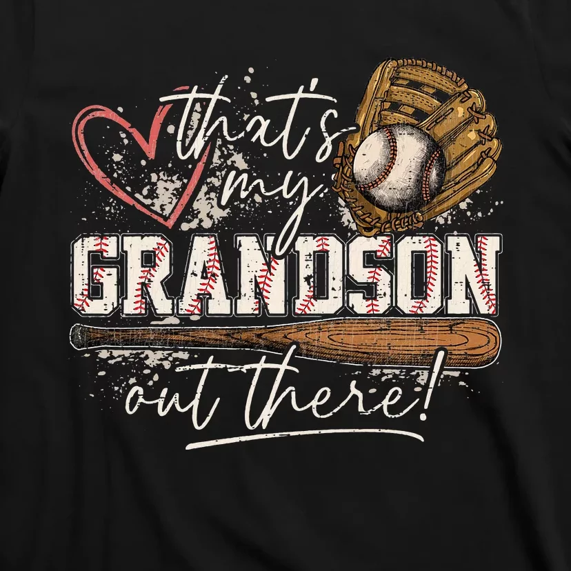 That S My Grandson Out There Baseball Grandma Shirt