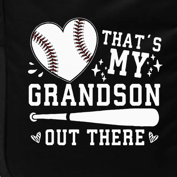 Thats My Grandson Out There Baseball Grandma Impact Tech Backpack