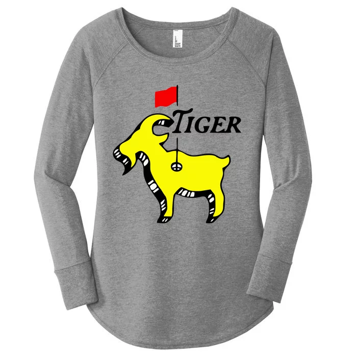 Tiger Masters Goat Women's Perfect Tri Tunic Long Sleeve Shirt