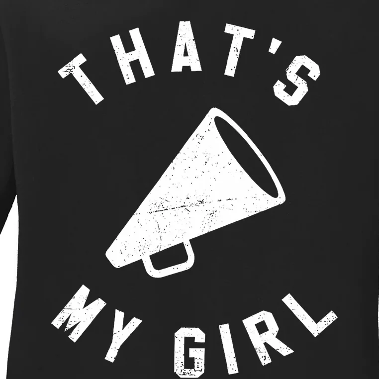 ThatS My Girl Cheerleading Ladies Long Sleeve Shirt