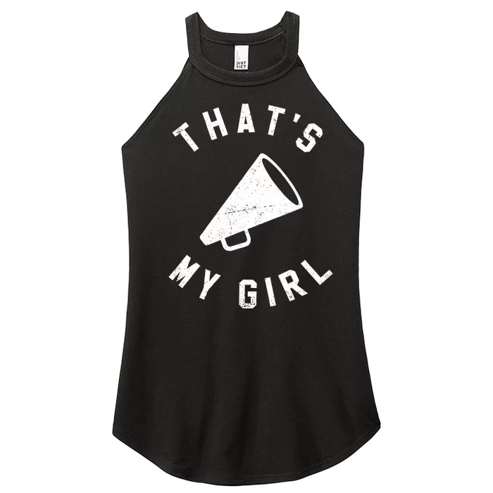 ThatS My Girl Cheerleading Women’s Perfect Tri Rocker Tank