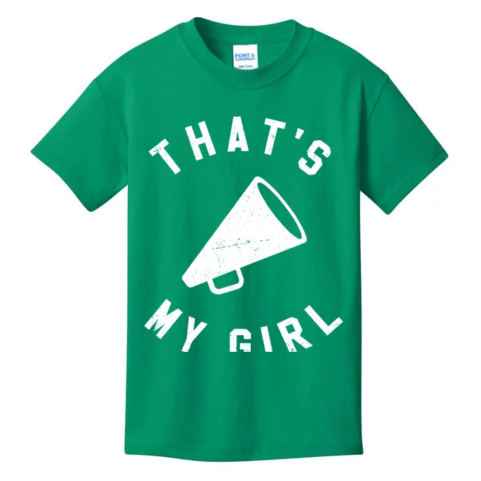 ThatS My Girl Cheerleading Kids T-Shirt