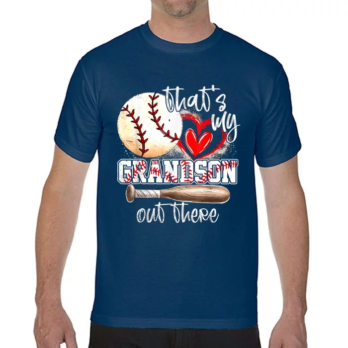 That's My Grandson Out There Baseball Grandma Mother's Day Comfort Colors T-Shirt