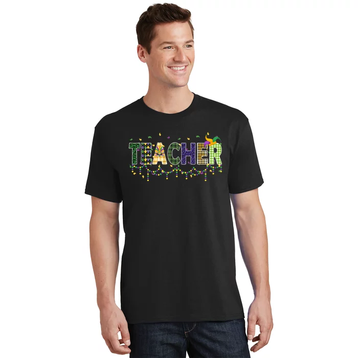 Teacher Mardi Gras Celebration T-Shirt