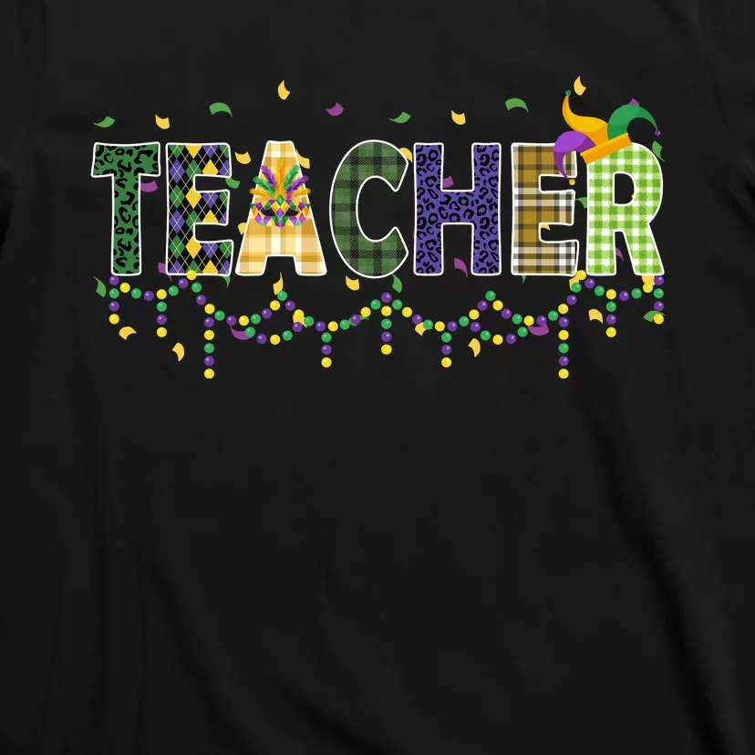 Teacher Mardi Gras Celebration T-Shirt