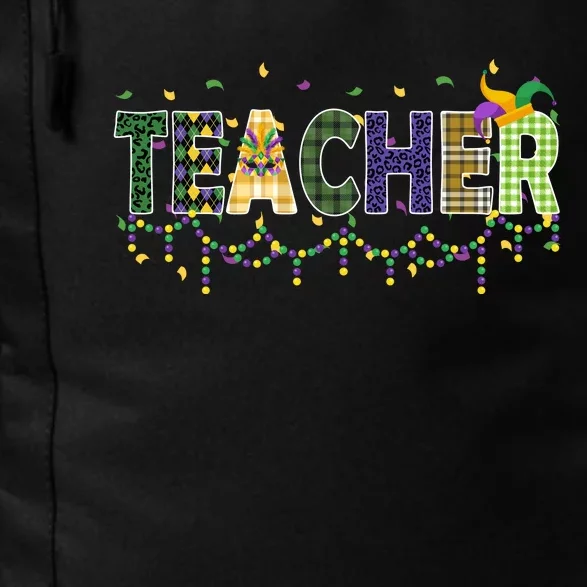 Teacher Mardi Gras Celebration Daily Commute Backpack