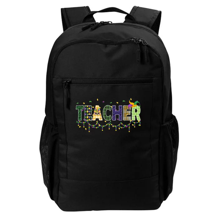 Teacher Mardi Gras Celebration Daily Commute Backpack