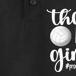 Thats My GirlProud Volleyball Mom Volleyball Mother Dry Zone Grid Performance Polo