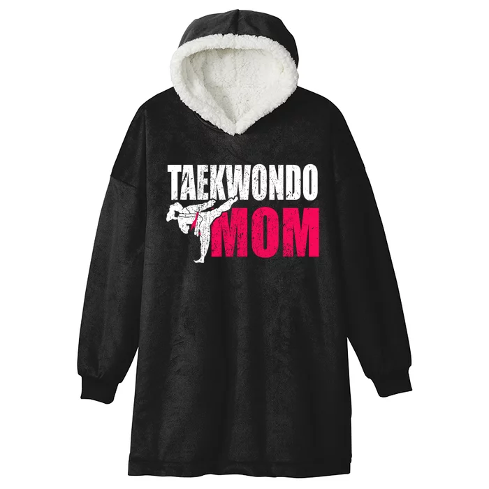 Taekwondo Mom Gift Idea Wo Tae Cool Taekwondo Uniform Hooded Wearable Blanket