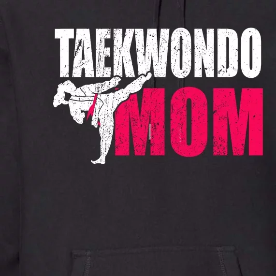 Taekwondo Mom Gift Idea Wo Tae Cool Taekwondo Uniform Premium Hoodie