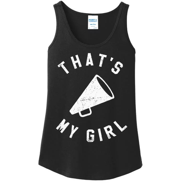 ThatS My Girl Cheerleading Ladies Essential Tank