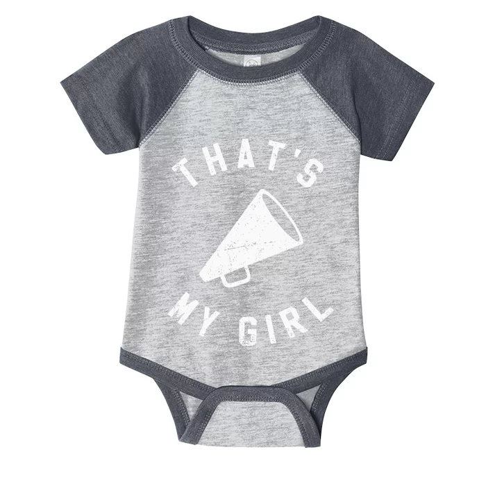 ThatS My Girl Cheerleading Infant Baby Jersey Bodysuit