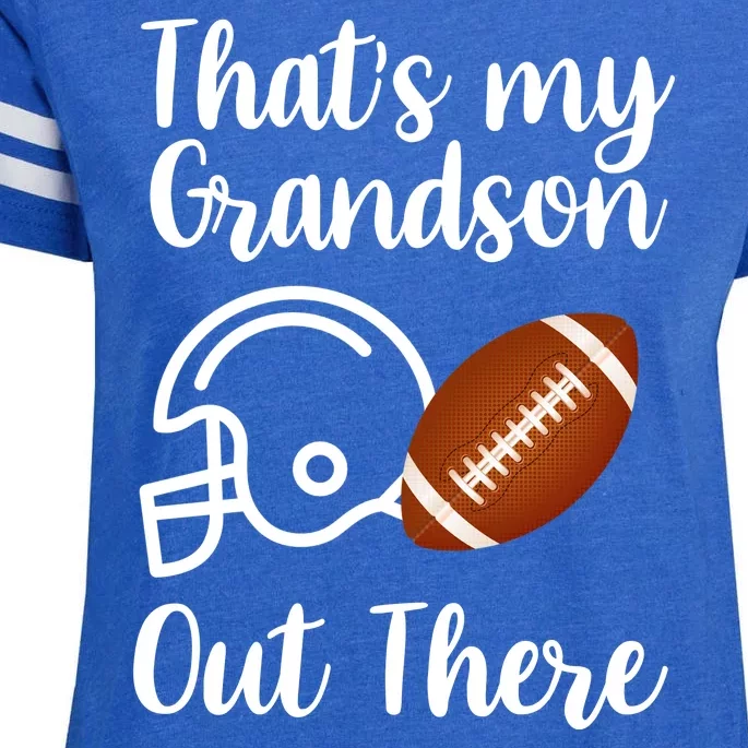 That's My Grandson Out There Football Sport Enza Ladies Jersey Football T-Shirt