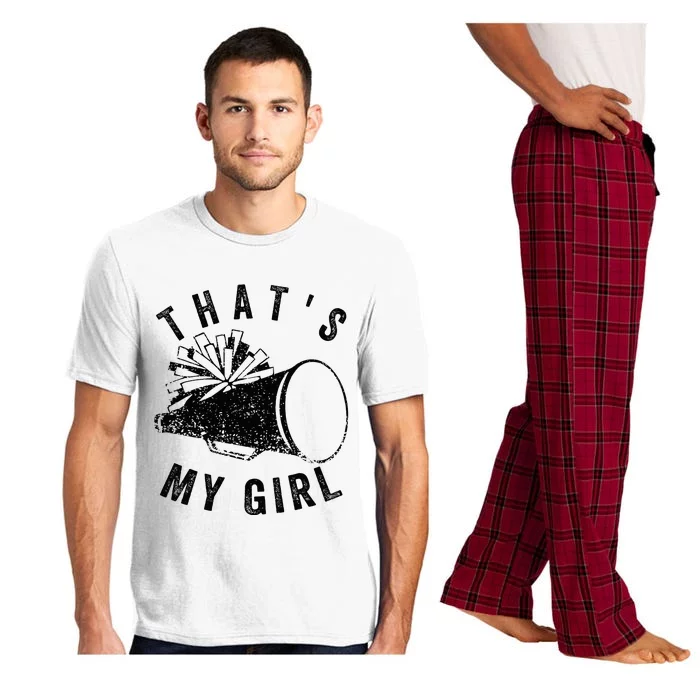 ThatS My Girl Cheer Mom Cheer Leading Girl Game Day Pajama Set