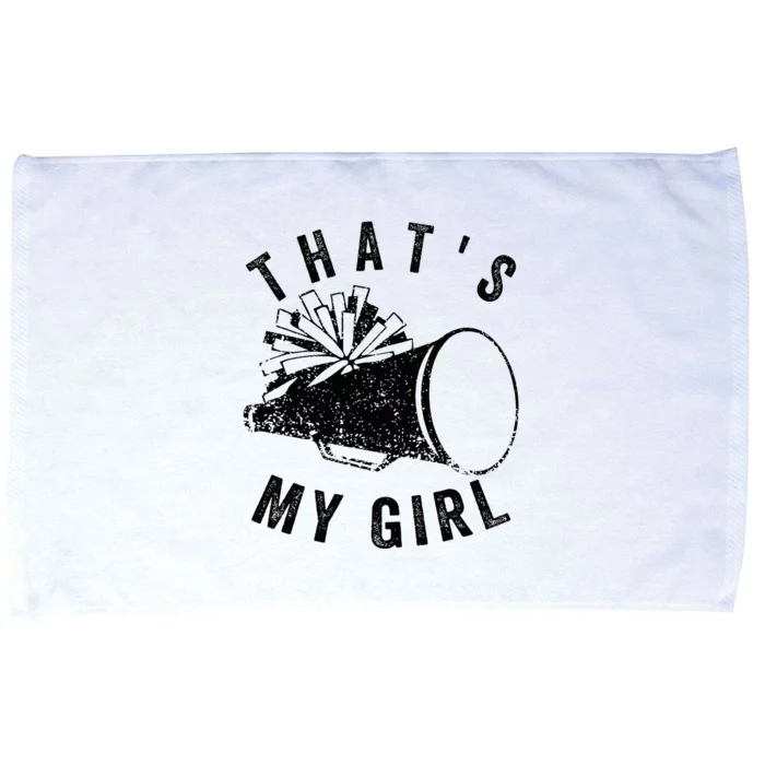 ThatS My Girl Cheer Mom Cheer Leading Girl Game Day Microfiber Hand Towel