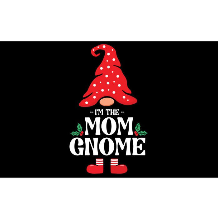 The Mom Gnome Funny Family Matching Group Christmas Bumper Sticker