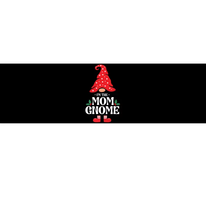 The Mom Gnome Funny Family Matching Group Christmas Bumper Sticker