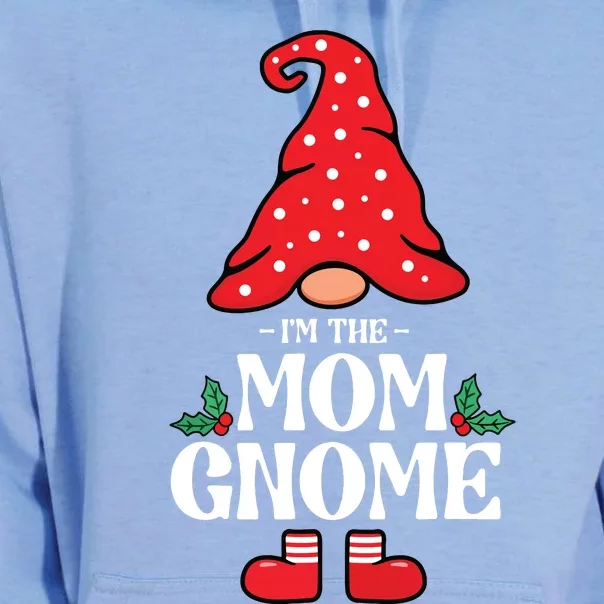 The Mom Gnome Funny Family Matching Group Christmas Unisex Surf Hoodie