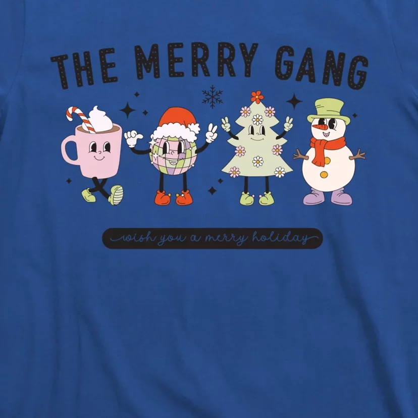 The Merry Gang Wish You A Merry Holiday Funny Christmas Tree Gift T-Shirt