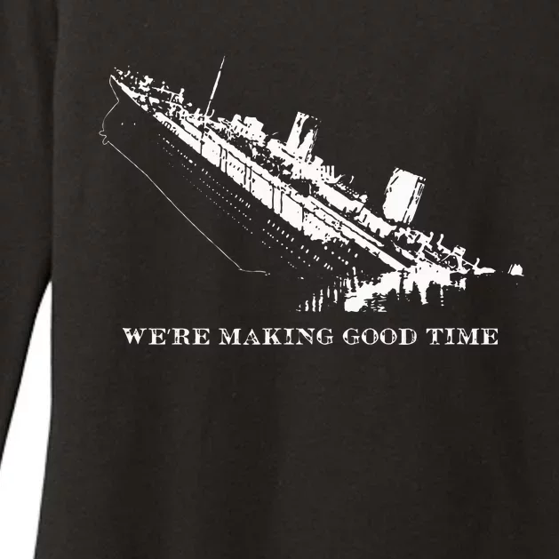 Titanic Making Good Time Womens CVC Long Sleeve Shirt