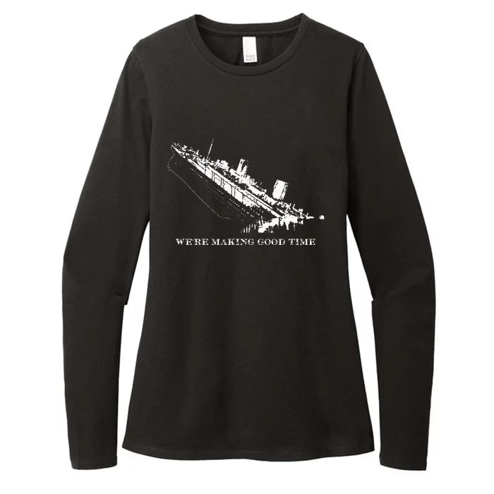 Titanic Making Good Time Womens CVC Long Sleeve Shirt