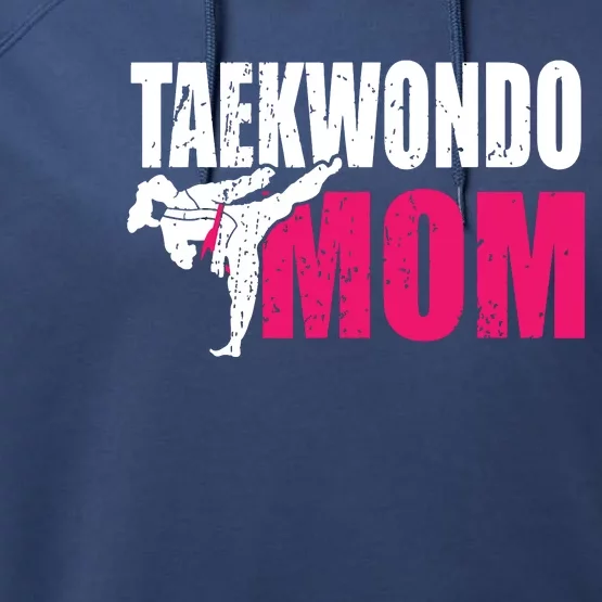 Taekwondo Mom Gift Idea Women Tae Cool Taekwondo Uniform Performance Fleece Hoodie