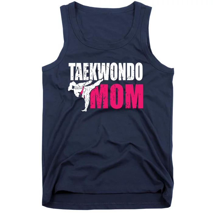 Taekwondo Mom Gift Idea Women Tae Cool Taekwondo Uniform Tank Top