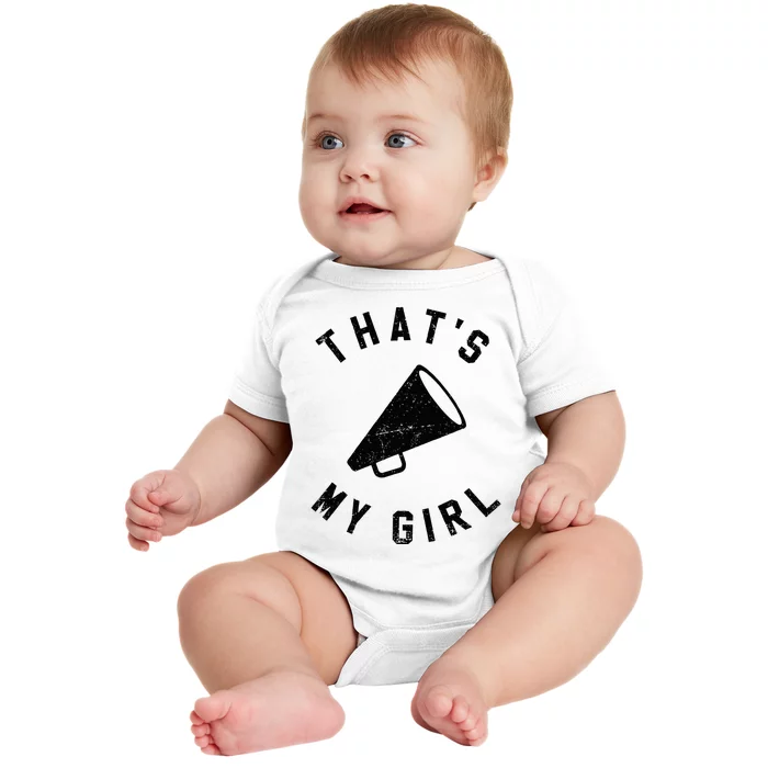 ThatS My Girl Cheerleading Baby Bodysuit